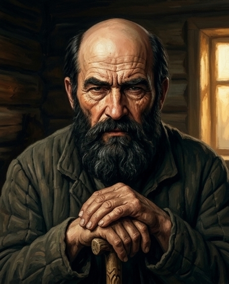 Файл:Матрёнин двор (Солженицын) - Персонаж Фаддей Миронович Григорьев (в старости).jpg