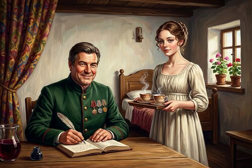 Иллюстрация для "Станционный смотритель"