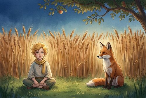 Иллюстрация для "Маленький принц. Глава 21"