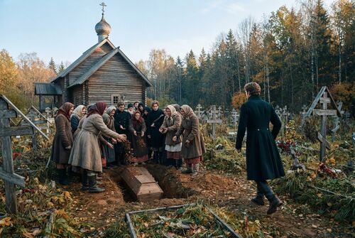 Владимир прощается с отцом.