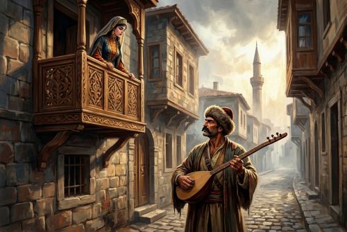 Иллюстрация для "Кёроглу в Карсе"