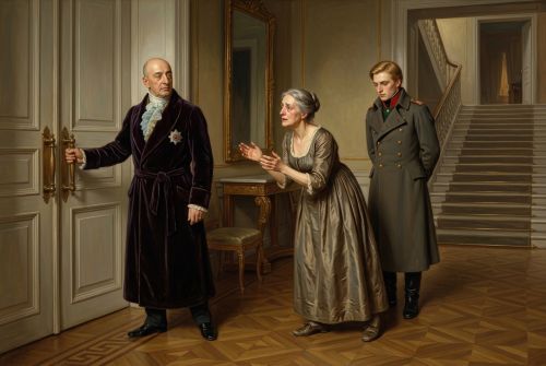 Анна Михайловна просит князя Василия о Борисе