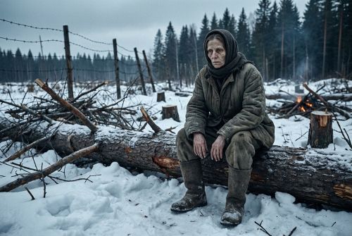 Иллюстрация для "Архипелаг ГУЛАГ. Часть 3. Глава 8. Женщина в лагере"