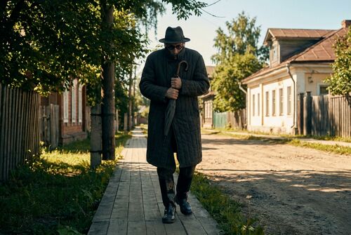 Иллюстрация для "Человек в футляре"