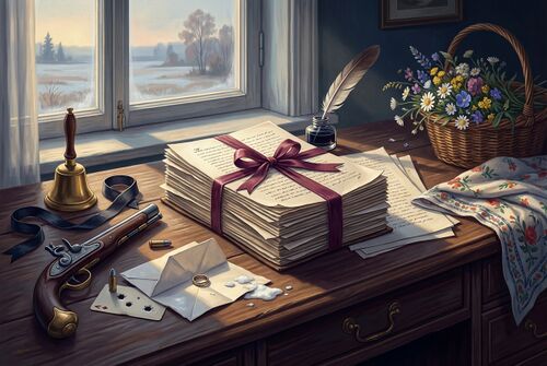 Иллюстрация для "Повести покойного Ивана Петровича Белкина"