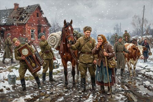 Иллюстрация для "По дороге на Берлин"