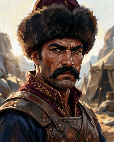 Файл:Кёроглу (Тахмасиб) - Персонаж Дели-Гасан.jpg